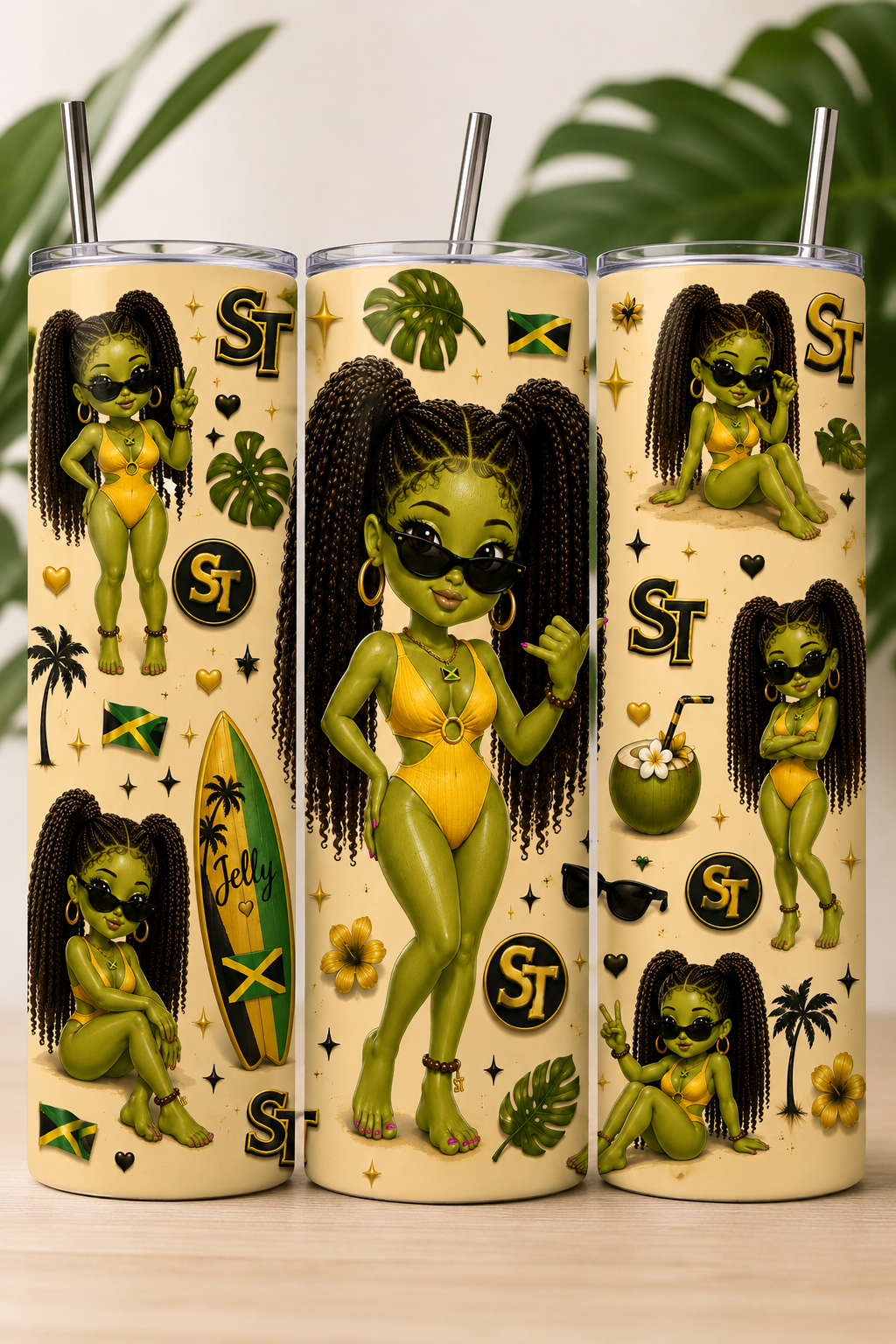 Jelly Coconut 20oz skinny Tumbler