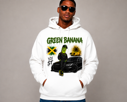Green Banana Pullover Hoodie