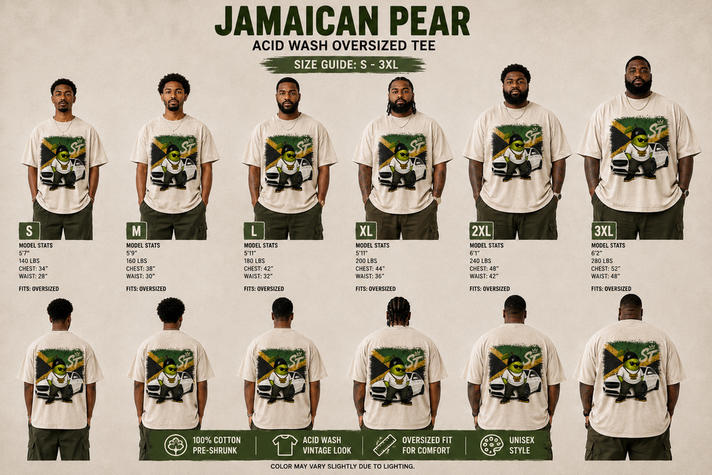 Jamaican Pear Acid washed shirt